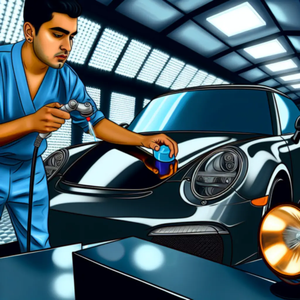 Team monteurs aan het werk met diagnoseapparatuur