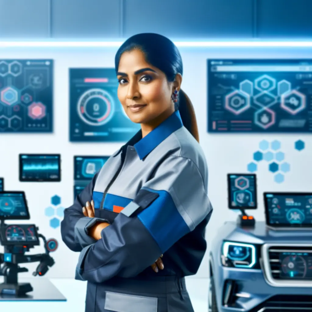 Portret van Lina Verhoef